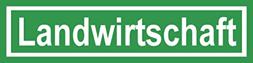 JAGDSCHUTZ LANDWIRTSCHAFT FORSTBETRIEB WUNSCHTEXT Schild Saugnapf Auto Aufkleber (Aufkleber, Motiv: Landwirtschaft)