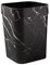 perfk Bote de basura de grano de madera vintage Reutilizable Durable Antideslizante Cesta de papel de desecho Papelera grande Papelera para dormitorio, B