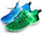Shinmax LED Schuhe Herren Damen - 7 Farben USB Aufladen Leuchtend Leichtgewicht Sneaker Turnschuhe Atmungsaktiv Fiber Optical für Weihnachten, Neujahr, Partys