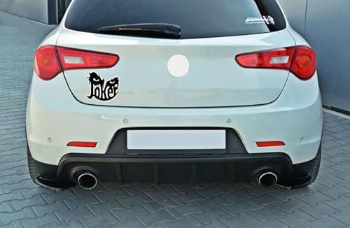 Adesivo Joker - Ideale per Auto - Moto - Scooter - Camion -PC Portatile - Comics Decal - in Vinile di Alta QUALITA' (nero)