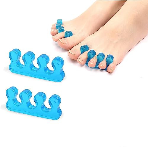 Toe stretchers and Toe separators for Relaxing Toes, Embossing of The Big Toe, Gel Toe Separators Pedicure for Nail Art Toenail Finger Tools