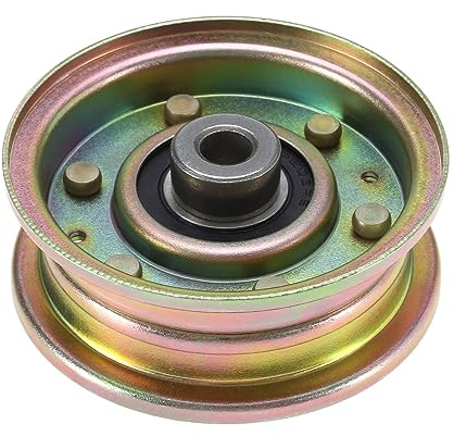 EMSea Poulie de Renvoi Plat Compatible avec MTD Columbia Compatible avec Troy Bilt Big Red Compatible avec Cub Cadet Pulley Idler 756-04224 756-0981B 300920 1123687