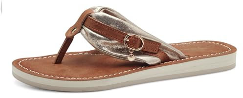 Tamaris Damen 1-27109-42 Sandalette, Light Gold, 40 EU