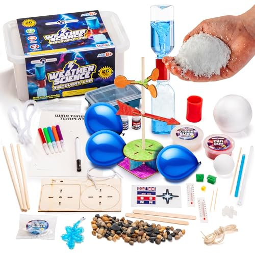 Original Stationery Laboratorio di Scoperta delle Scienze Meteorologiche, Set Esperimenti Scientifici per Bambini, Giochi Scientifici di Meteorologia, Kit Esperimenti Regalo 8-14 Anni
