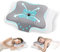 JINXIA Memory-Schaum Nacken-Konturiertes Kopfkissen, Ergonomisches Orthopädisches Nackenstützkissen für Seiten-, Rücken- und Bauchschläfer