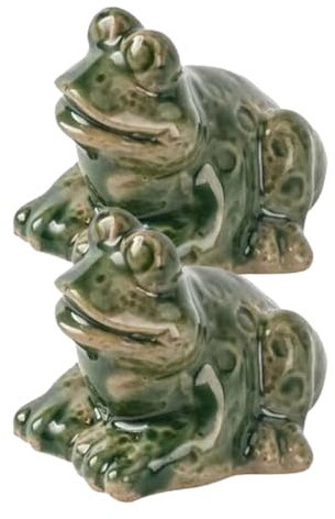 Uonlytech Frosch-Toiletten-Bolzenkappen 2 Stück Harz-Frosch-Bolzenkappe Wc-Bolzenabdeckung Niedliche Frosch-Förmige Bolzenabdeckung Für Badezimmer-Toiletten-Dekoration