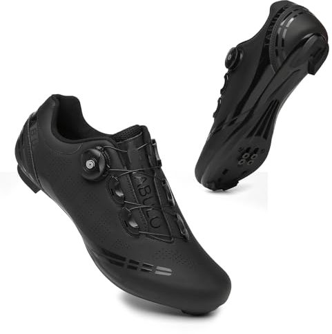 Mateju Fahrradschuhe Herren und Damen, Weiß Unisex Rennradschuhe Atmungsaktive MTB Schuhe Radschuhe MTB Leichte Mountainbike Schuhe Urlaub Rennrad Schuhe SPD Kompatibel