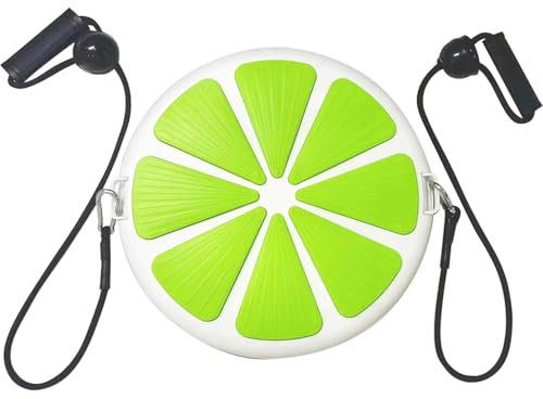 Bauchmuskel-Disc, größer, verstellbarer Taillentrainer, Drehscheibe mit Griffen, Taillen-Schlankheits-Balance, rotierende Scheibe mit Massage-Fußsohle zum Abnehmen von Taille, Armen, Hüften und