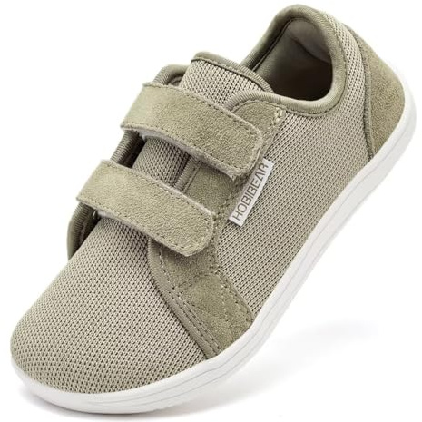 HOBIBEAR Kids Wide Barefoot Shoes for Boys Girls Outdoor Trail Running Minimalist Walking Shoes