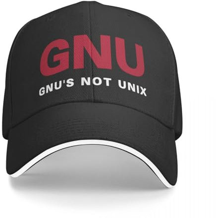 Imbissive Computer Programmer Code GNU - Gnu's Not Unix Dad Hats Pure Color Damen Hut Radfahren Baseball Caps Peaked Cap cool