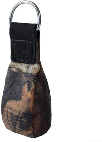 Juego de 2 bolsas de peso para cuerdas de escalada en aplicaciones deportivas al aire libre (camuflaje, 150 g)