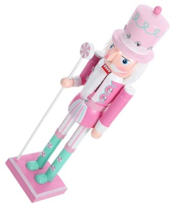 VILLFUL Traditional Nutcracker Figures Christmas Decoration Unique Xmas Nutcracker Ornaments Wooden Home Decor