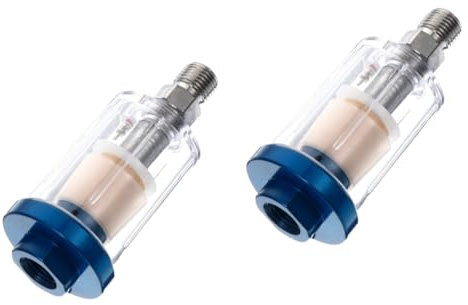 HOMSFOU 2St Heckgitter wasserreiniger hauswasserfilter oelfiler airy wasseraufbereiter Brunnen Gel Wassersprüher Düse Öl-Wasser-Trenner aus Kunststoff im Einklang Plastik Blue