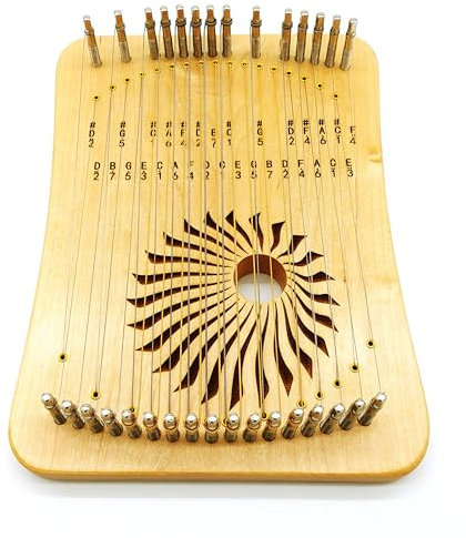 CAYLEN KaLyra aus Ahorn, Kalimba-Lyra mit 31 Saiten