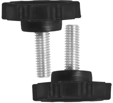 Supvox Lot de 2 vis de fixation pour parapluies d'extérieur - Support de parasol - Vis de rechange - Pièces de rechange pour parasols - Insert en acier