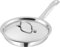 Nobel Triply Stainless Steel Cookware Frypan with Stainless Lid, Steel Pan, 2.5 mm Thick,Induction & Gas Stove Compatible Omelette Pan, Egg Pan, (28 cm)