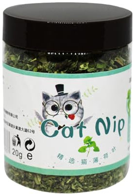 Jvjggag Organic Catnip, Cat Treats, Pet Stress Relief Plant-Based Interactive Calming Entertainment Natural Attractant for Indoor Kitten Plants Food Kit Enjoyment