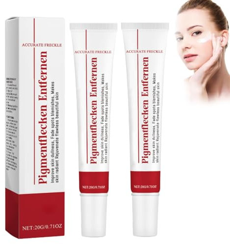 Pigmentflecken Entferner Gesicht, Aufhellungscreme mit Vitamin C Creme gegen Pigmentflecken, Dunkle Flecken, Melasma und Altersflecken Entfernen, Anti pigmentflecken gesicht (2)