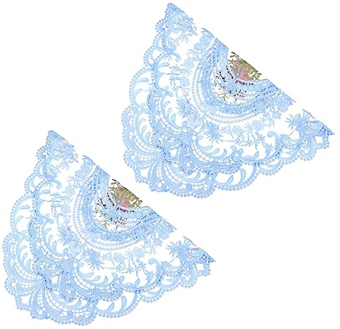 Zerodeko 2 Pezzi Sottobicchieri Eleganti Sottopiatti Decorativi per Accessorio per Decorazione