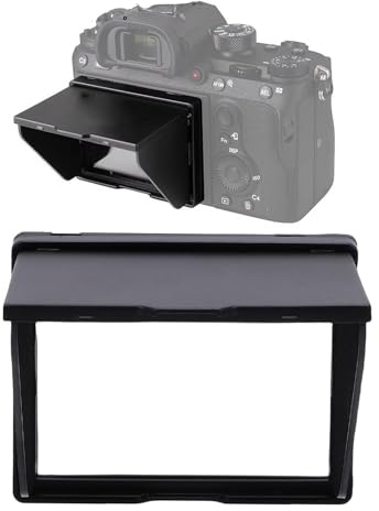 Depisuta Paraluce per schermo LCD da 3,2 pollici, paraluce universale pieghevole in ABS floccato, paraluce per schermo LCD per fotocamera, protezione per schermo LCD