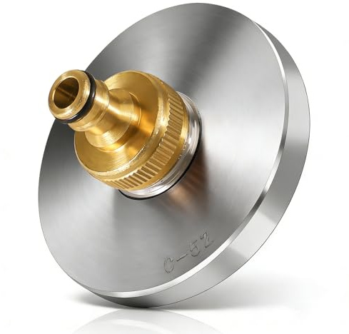 C-Storz Attelage C-52 Filetage de pompier Filetage extérieur 1 | Raccord de pompier en aluminium sur système de clic pour tuyau de construction, tuyau industriel et tuyau de pompier