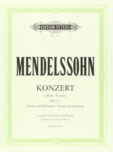 Cto Violon Op.64 mi min.(Oistrach) - Vl/Po