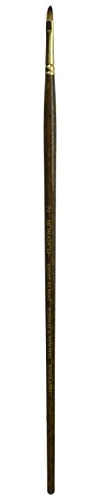Winsor & Newton Monarch Short Filbert Long Handle Brush, Size 2