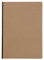 Clairefontaine 79140C Collection Age Bag A Stitched Notebook Canvas Back Tobacco - A4 21x29,7 cm - 192 Plain White Pages - Paper 90 g - Cover Card Glossy Grain Leather