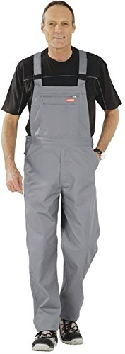 Planam 0835052 MG 260 Latzhose, Grau, Größe 52