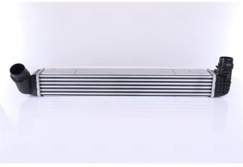 NISSENS 96569 Ladeluftkühler LLK für RENAULT Fluence (L3) Turbo Intercooler Netzlänge 658 mm, Netzbreite 91 mm, Netztiefe 80 mm, mit Schnellkupplungen