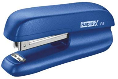 Rapid F5 Mini Stapler, 10 Sheet Capacity, Stapling and Tacking, Compact Design, Blue, 5000265