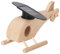 Holz-Hubschrauber mit kleinem Solarrotor