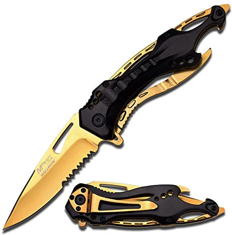 MTech USA Erwachsene MT-A705BG Taschenmesser, Mehrfarbig, M