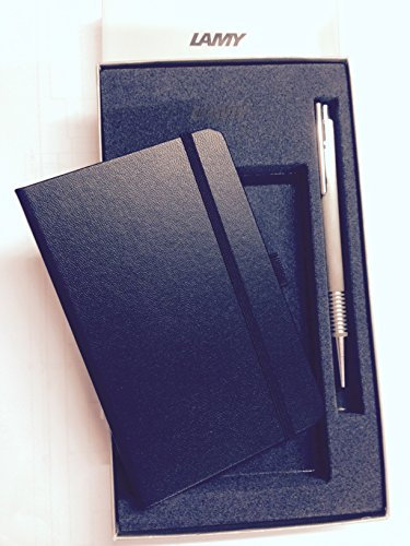 Lamy 1223960 Garnitur-Set mit Notizbuch A6 und logo Kugeschreiber 206