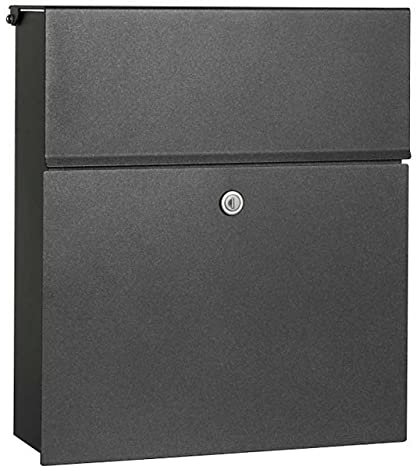 Heibi Briefkasten Calmalux, Aluminium, mit Zeitu (64488-039)