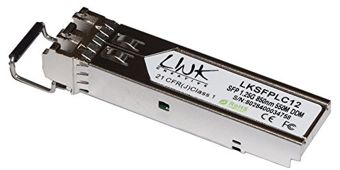 Link lksfplc12 Modul MiniGBiC Multimode LC Duplex 1000Base-SX, 850 nm 1,25 Gbps 550 MT mit DDM