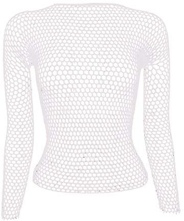 LemonGirl Women Fishnet Lingerie Top Long Sleeve Sleepwear Baby Dolls Negligees Dress UK 6-22