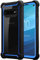 Cadorabo Funda para Samsung Galaxy S10 Plus en Negro Azulado -2-en-1 Cubierta con Borde Silicona TPU y Espalda Acrílico - Case Cover Carcasa Protectora Ligera