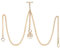SIBOSUN Pocket Watch Double Albert T Bar Chain With 3 Hook Antique Fob Curb Link for Men - Life Tree Pendant Design, 1.1 Life Tree Gold, Retro