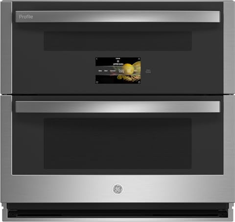 GE Profile PTS9200SNSS 30 Built-in Twin Flex Convection Wall Oven with 5 cu. ft. Capacity WiFi Connect and True European Convection with Direct Air in Stainless Steel