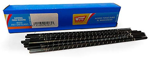 Wuto 02431 Sierra de Marqueteria para Madera 2/13cm 30 Tpi