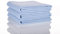 Glart Oeko Tex Fleecedecken 3er Set in jeansblau, 130x160 cm, 200 g/m2. Sofadecke, Couchdecke, Kuscheldecke, Sofaüberwurf, Picknickdecke