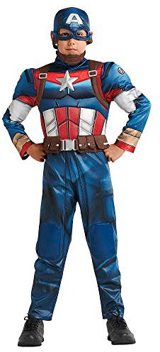 Marvel Captain America Costume for Boys, Size 9/10