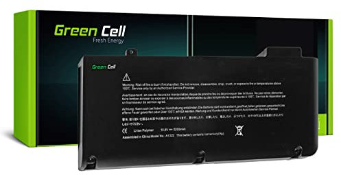 Green Cell A1322 bq20z45 Akku für Apple Laptop (5300mAh 10.8V Schwarz)