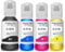 Go Inks compatible to replace HP 32XL & 31XL - 1 Set of 4 Refill Ink Bottles for Smart Tank Printers - Black, Cyan, Magenta Yellow - High Capacity Bottles
