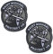 2 Stück Saint Michael Protect Us Hook and Loop bestickter Aufnäher Taktische Militär Armee Kampf Patch für Kleidung Jacke Jeans Unifrom Rucksack Taschen Weste Geschirr