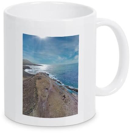 artboxONE Tasse Fuerteventura-Ajuy PlateauSpitze von Dienstleistungsdrohne.de - Kaffeetasse Städte