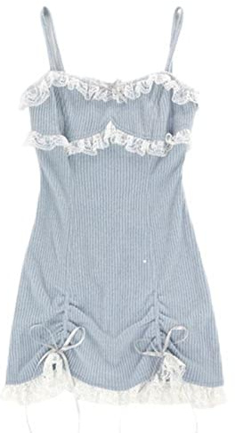 WSZJLN Spitze Japanische Süße Lolita Kleid Frauen Bogen Rosa Kawaii Party Mini Kleider Weibliche Blaue Prinzessin Koreanische Mode Dresse Winter