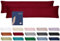 Vielit Seitenschläferkissen Bezug 40 x 145 2er Set Kissenbezug 40x145 Seitenschläfer Kopfkissenbezug Weich Kissenbezüge Kissenhülle Öko-Zertifikat Rot