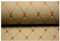 JINDAOSH Wasserdicht Gesteppt Kunstleder-Stoff Vinyl Schaumstoff Hinterlegt Für Automobil Dachhimmel Polstermöbel DIY-Projekte Heimdekoration 140cm Breit(Size:1.4x2m,Color:Beiger Diamant)